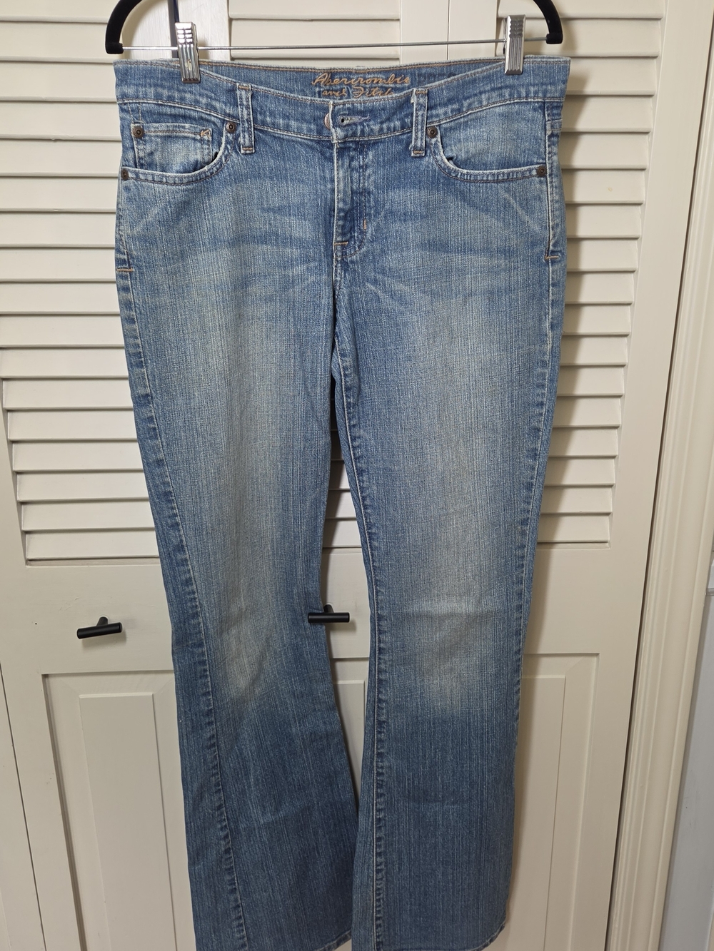 Light Blue Women's Bootcut Jeans - Abercrombie & Fitch
